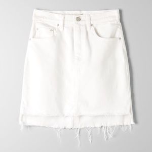 Wilfred white denim skirt size 00